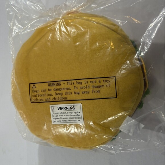 The Simpsons Krusty The Clown Burger Plush Toy Yellow Universal Studios 14" New - Picture 4 of 7